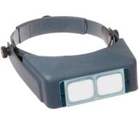 Donegan DA-4 OptiVISOR Headband Magnifier, 2X Magnification Glass Lens Plate, 10" Focal Length