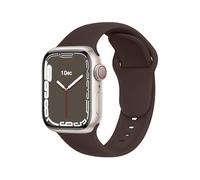 DONEGANI C1B for Apple Watch Strap Ultra 2 Se 10 40mm 44mm 46mm 42mm 45mm 41mm 38mm 49mm Series 10 9 8 7 6 5 4 3 Band Women Men Sport Silicone Coffee