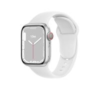 DONEGANI C1B for Apple Watch Strap Ultra 2 Se 10 40mm 44mm 46mm 42mm 45mm 41mm 38mm 49mm Series 10 9 8 7 6 5 4 3 Band Women Men Sport Silicone White
