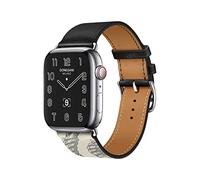 DONEGANI LB1 for Apple Watch Strap Ultra 2 Se 10 40mm 44mm 46mm 42mm 45mm 41mm 38mm 49mm Series 10 9 8 7 6 5 4 3 Band Women Men Leather Black White