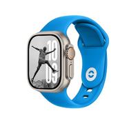 DONEGANI SB for Apple Watch Strap Ultra 2 Se 10 40mm 44mm 46mm 42mm 45mm 41mm 38mm 49mm Series 10 9 8 7 6 5 4 3 Band Women Men Sport Silicone Ocean Blue