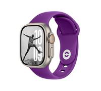 DONEGANI SB for Apple Watch Strap Ultra 2 Se 10 40mm 44mm 46mm 42mm 45mm 41mm 38mm 49mm Series 10 9 8 7 6 5 4 3 Band Women Men Sport Silicone Queen Purple