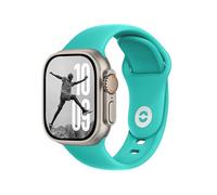 DONEGANI SB for Apple Watch Strap Ultra 2 Se 10 40mm 44mm 46mm 42mm 45mm 41mm 38mm 49mm Series 10 9 8 7 6 5 4 3 Band Women Men Sport Silicone Lake Blue