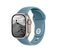 DONEGANI SB Straps for Apple Watch Band Silicone series Ultra 2 49mm, Series 10 46mm, 9 8 7 45mm 41mm, SE 6 5 4 44mm 40mm, 3 2 1 42mm 38mm Men Women iWatch, Megalodon Blue