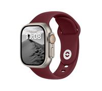 DONEGANI SB Straps for Apple Watch Band Silicone series Ultra 2 49mm, Series 10 46mm, 9 8 7 45mm 41mm, SE 6 5 4 44mm 40mm, 3 2 1 42mm 38mm Men Women iWatch, Bordeaux Red