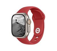 DONEGANI SB Straps for Apple Watch Band Silicone series Ultra 3 2 49mm, Series 11 10 46mm, 9 8 7 45mm 41mm, SE 6 5 4 44mm 40mm, 3 2 1 42mm 38mm Men Women iWatch, Red Christmas