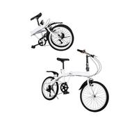 Donened - 20 Inch Folding Bike, 6-Speed Foldable Bicycle with Caliper Braking & Holding Braking, Seat Height Adjustable 75-93cm, Foldable Bikes for Children or Adults 4.6 to 6.2 feet