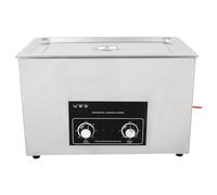 Donened - 30L 800W Ultrasonic Cleaner, with Heater and Cleaning Basket, Professional Commercial Sonic Cleaner, Knob Type, 1-30 Minute Timer 0-80°C for Jewelry, Glasses, Dentures, Small Parts ect.