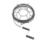 Donened - 3m/5m Pipe Cleaning Spiral, Drain Snake Unblocker, Drain Spiral for Kitchen Sink, Bathroom Drainage (12mm 5m+5m)