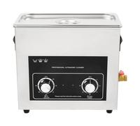 Donened - 6.2L Ultrasonic Cleaner, with Heater and Cleaning Basket, 200W Commercial Sonic Cleaner, Ultrasonic Cavitation Machine, Knob Type, 1-30 Minute Timer 0-80°C for Jewellery Metal Parts ect