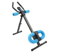 Donened - Ab Machine, Height Abs Workout Equipment, Foldable Ab Trainer Machine with LCD, for Abs Workout at Home Gym, 114 x 50.5 x 54-70 cm (Black)
