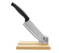 Donened - Biltong Cutter with Carbide, Manual Jerky Meat Slicer Sausage Cutting Board Bread Slicer, Stainless Steel Kitchen Cutter, for Vegetables Fruits Food, Handwashed Only, 18 x 22 x 6cm