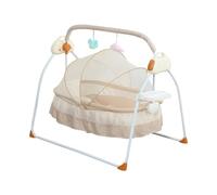 Donened Electric Baby Rocker, Baby Swing with Built-in 12 Songs and Bluetooth & USB Connection Functions, Baby Rocker 5 Swing Speeds for Age 0-18 Months