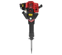 Donened - Petrol Garden Tree Digger, 52CC 2-Stroke Concrete Breaker, Portable Handheld Excavator with Shovel, Pointed Pickaxe, Flat Pickaxe for Garden, Farm