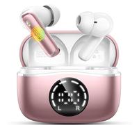 Donerton Wireless Earbuds Bluetooth 5.4, 4 ENC Noise Cancelling Microphone, Bluetooth Earphones HiFi Stereo Deep Bass, 50H Playtime LED Display, IP7 Waterproof Fast Charge in-Ear Headphones
