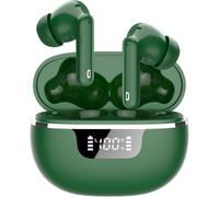 Donerton Wireless Earbuds, Bluetooth 5.4 Headphones with 4 ENC Noise Cancelling Microphone, Ear buds with HiFi Stereo Deep Bass, Bluetooth Earphones 40H Playtime, Green