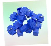 DONFAMDS 100pcs Blue Broken Line Quick Connectors Cord Wire Terminals Lossless Sub Cable Clamps for Easy Crimping Electrical Wire Connections Without Stripping