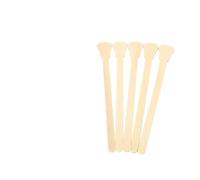 DONFAMDS 100pcs Disposable Wooden Wax Mixing Sticks Versatile Waxing Spatulas for Hair Removal for Home Salon Use Compatible with Hot and Strip Wax