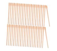 DONFAMDS 100pcs Single Use Irregular Wooden Wax Sticks Hair Removal Wax Applicators for Body Nose and Eyebrow Waxing Personal Care