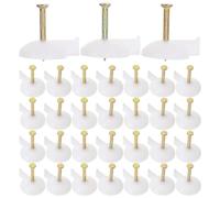DONFAMDS 100pcs Wall Space Tacks Door Fixing Tacks Masonry Nails Silver Metal Large Head Design Versatile Tool for DIY Project
