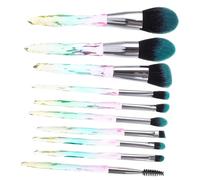 DONFAMDS 10pcs Multifunctional Makeup Brushes Set Foundation Brush Safe and No Shedding Bristles for Makeup Kit