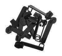 DONFAMDS 10Pcs Nylon Double Layer Explosion-Proof Zipper Pulls for Luggage Suitcase Repair Kit with Lock Hole, Black Quick Release Replacement for Backpack and Jacket Zipper Fix