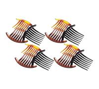 DONFAMDS 12pcs Hair Side Combs for Women and Medium to Long Hair Plastic Material Moon Shape with Seven Teeth Lightweight for Events and Festivals