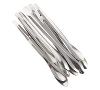 DONFAMDS 12pcs Measuring Spoon Micro Sampling Spoons Teaspoons Laboratory Tools Dosing Laboratory Spatulas Materials Sample Lab Spoon Chemistry Scoopula Mixing Lab Scoop Stainless Steel