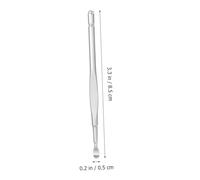 DONFAMDS 12pcs Stainless Steel Ear Spoon Set Earwax Cleaning Tool Safe Ear Cleaner for Family Use Wax Scoop Pick Remover for Adults