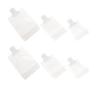 DONFAMDS 18pcs Practical Squeezable Lotion Bags Travel Refillable Pouches 30ml 50ml 100ml Portable Airtight Liquid Dispensers for Toiletries