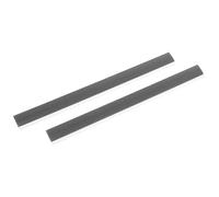 DONFAMDS 2 Pcs Plastic Dustpan Strips Dustpan Edges Strip 10.22x0.79x0.20in Plastic Easy to Use Portable Replacement Parts for Home Cleaning