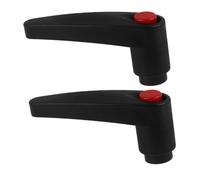 DONFAMDS 2 Pcs Replacement Arm Adjustment Knobs for Wheelchair and Mobility Devices, Black Pa Material with M8 Nut and 20mm Hole Depth, Easy Installation and Versatile Application