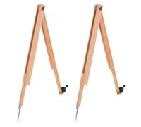 DONFAMDS 2 Pcs Wooden Drawing Compass Set for Students and Teachers, Sturdy Wooden Material Versatile Use, for Classroom Supplies and Educational Toolkit