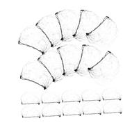 DONFAMDS 20pcs Invisible Hair Net for Buns Making: High Elastic Nylon Mesh Covers for Women Ballet Dancers - Hairnets for Food Service Working