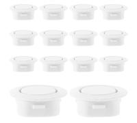 DONFAMDS 20pcs Radar Hole Cover Plugs Car Auto Hole Cover Rubber Stoppers Plugs for Car Bumpers Universal Auto Accessories Smooth Finish and Easy Installation for Rear Bumper Protection