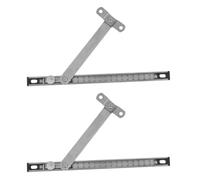 DONFAMDS 2pcs Adjustable Telescopic Window Restrictors 8 Inch 304 Stainless Steel Sliding Window Security Bars for Apartment and Balcony Door Safety Random Color