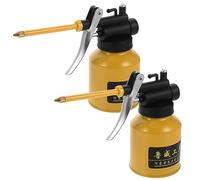 DONFAMDS 2pcs Aluminum Alloy Oil Can High Pressure Oiler for Home Use for Oil Container and Hand Pump Oiler Applications