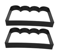 DONFAMDS 2pcs Concrete Molds Forms: 16.11 X 9.86 X 2.16in DIY Walkway Walk Maker Paving Pavement Stone Outdoor Paver Path Garden Cement Mold for Lawn Yard Patio