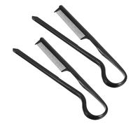 DONFAMDS 2pcs Hair Straightening Comb Hairdressing Combs V-shape Hair Styling Tools