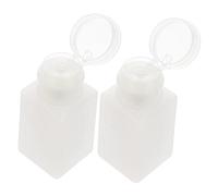 DONFAMDS 2pcs Liquid Empty Bottles Pe Material Leakproof Design Small Travel Bottles Pump Car Interior Cleaning Lab