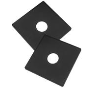DONFAMDS 2pcs Plastic Pipe Cover Wall Split Flange with 22mm Hole Abs Material Square Shape for Protecting Water Pipes and Electrical Switches in Homes and Offices