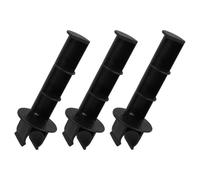 DONFAMDS 3pcs Bathroom Toilet Paper Roll Holder Plastic Clip-on Installation Space-Saving Design for Commode Chair and Wheelchair, Suitable for Home and Hotel Use