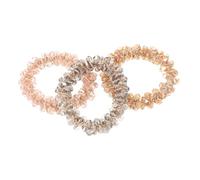 DONFAMDS 3pcs Crystal Hair Ties Stretchy Elastic Scrunchies for Girls Women Little Girls Shiny Ponytail Holders Rhinestone Hair Bands