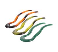 DONFAMDS 3pcs Cute u Shaped Hair Charms Acetate Hair Pin Accessories for Women Styling