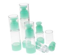 DONFAMDS 3pcs Refillable Travel Lotion Bottle Set 30ml 50ml Mini Vacuum Emulsion Containers White Pump for Toiletries Travel Essentials and Cosmetics