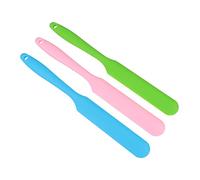 DONFAMDS 3pcs Reusable Silicone Wax Sticks Spatulas for Hard Soft Waxing Non-stick Hair Removal Tools for Use