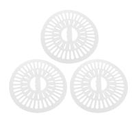 DONFAMDS 3pcs White Abs Washing Machine Spin Cap Cover 27cm Diameter Washing Machine Accessory Part with Wide Compatibility and Wrinkle-free Feature for Semi Automatic Washers