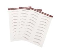 DONFAMDS 3sheets Hair-like Eyebrow Stickers Tattoo Peel off Kit Natural Brow Shaper Brow Stencil Eyebrows Shaper