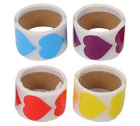 DONFAMDS 400PCS Heart Shaped Perforated Self-Adhesive Tanning Stickers for Body Sunbathing, Beach and Tanning Bed Use, Hawaiian Tropical Style Body Decals for Outdoor Summer