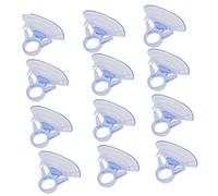 DONFAMDS 40pcs Transparent Suction Cups for Car Sunshade PVC Suckers for Automotive Visor Home Decoration Window Dashboard Mounting Easy to Apply and Remove for Long Term Use